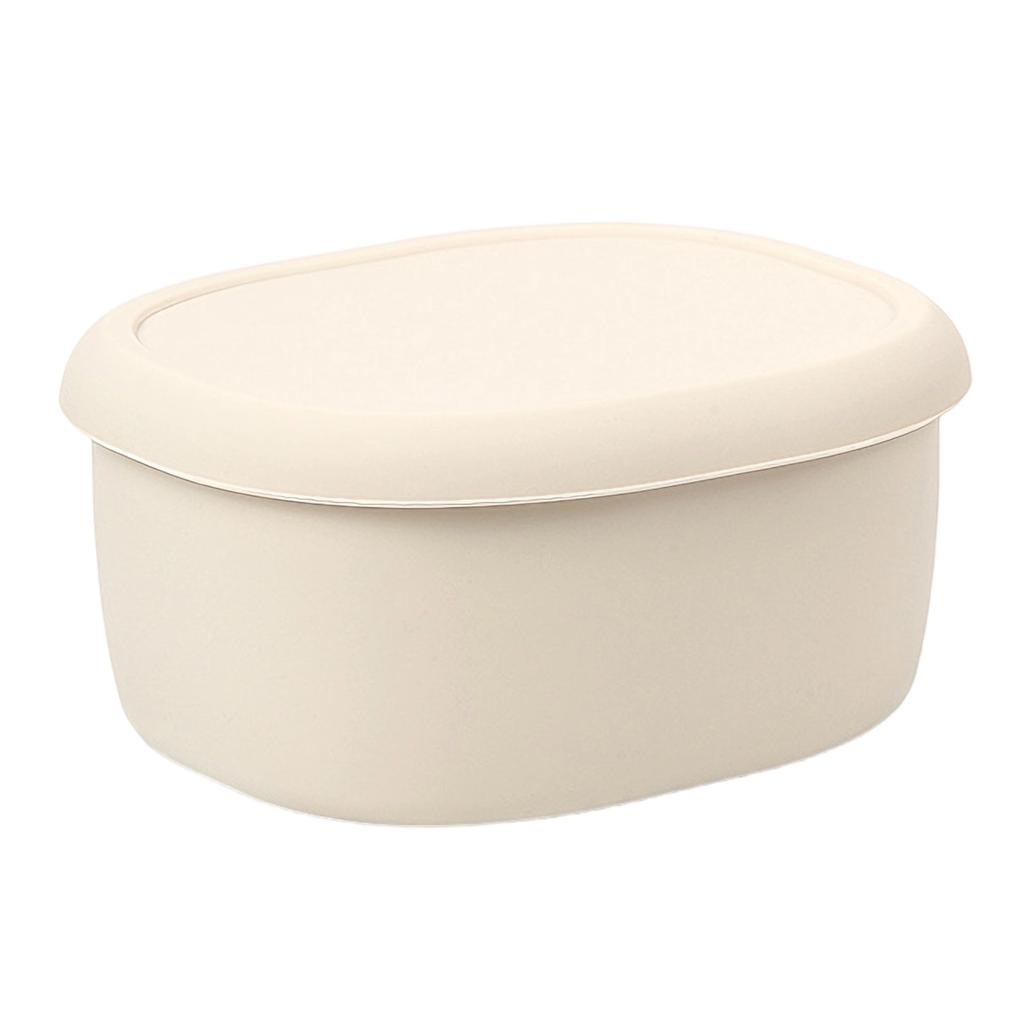 Portable Silicone Bentos Box Microwave Safe Easy To Carry Leak Proof For Commuting Student And Office Worker