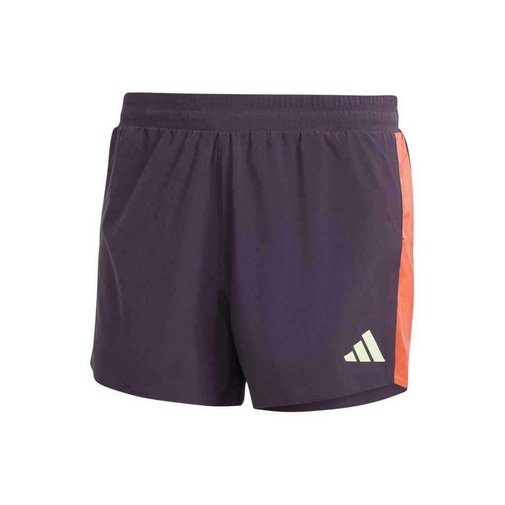 Adidas Striped Print Athletic Shorts Men Bottoms Black Aurora IU0690
