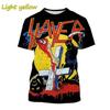 Nuova T-shirt 3D Slayer Torrent Metal Band per Moda Unisex Abbigliamento Uomo T-shirt Oversize Gotica Oscura Teschio Fantasma Top
