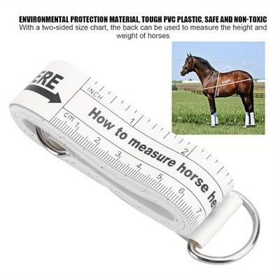 Horse Weigh Tape, Horse Height and Weight Tape Portable Animal Weight Tape Measure Bust Height Measuring Tape Farm Equipment for HorseTape Measures