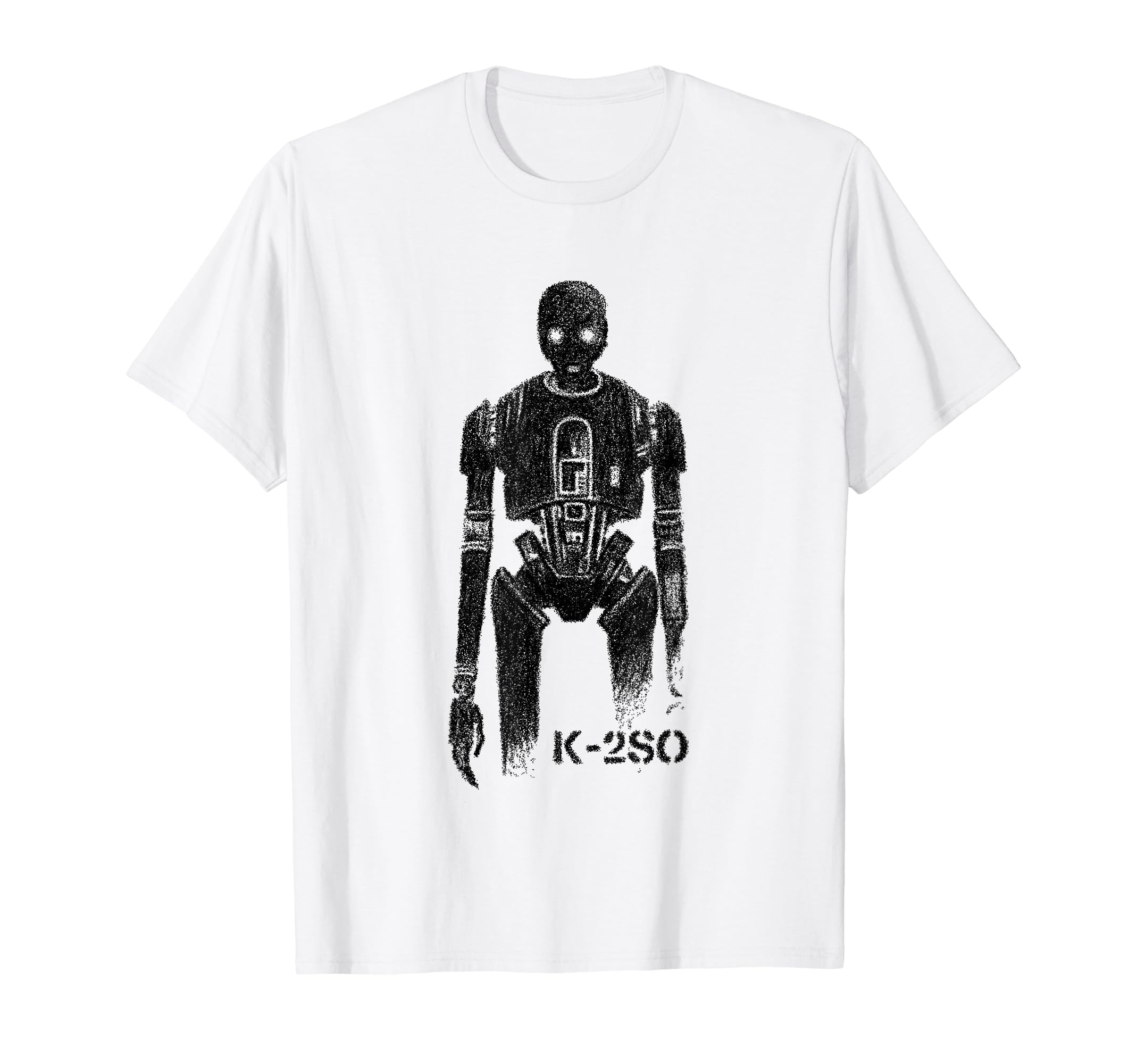 

STAR WARS Футболка Rogue One Iconic K-2SO Enforcer Droid с выцветшим логотипом