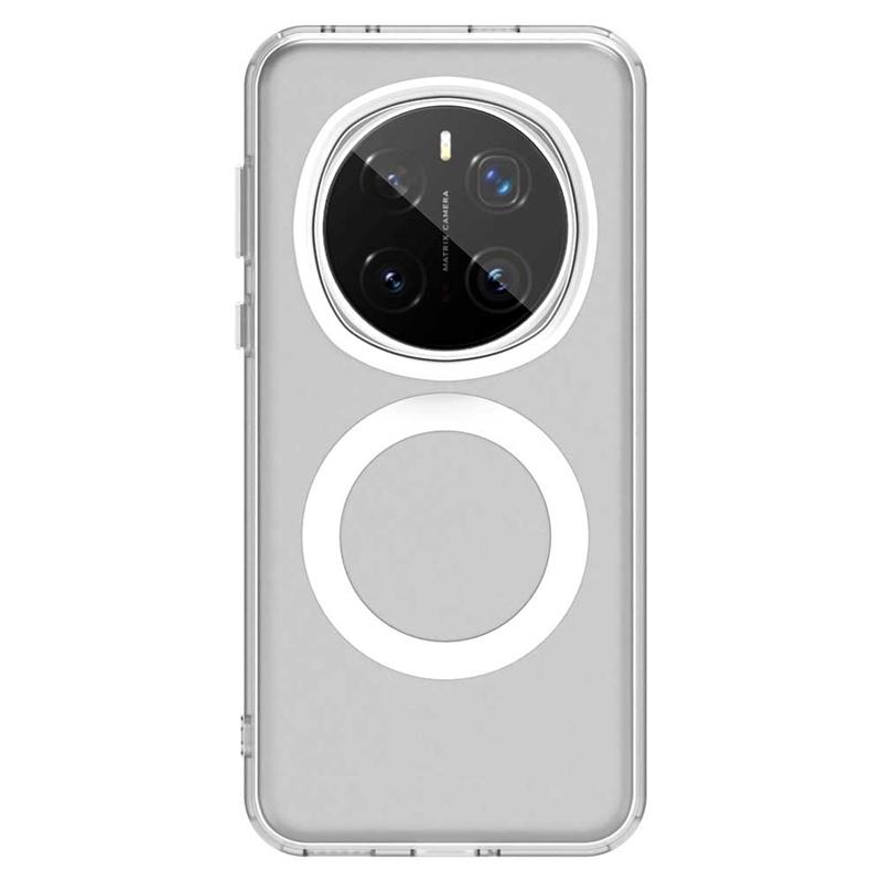 

Для Honor Magic 7 Чехол Чехол Huawei Honor Magic 7 Magic7 Capa Задняя Беспроводная Зарядка Кольцевой Магнитный Матовый Fundas Honor Magic 7 For Magic 7 белый