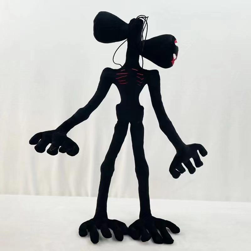 Siren 216" Head Plush Toy White Black Stuffed Plush Doll Toy Horror Character