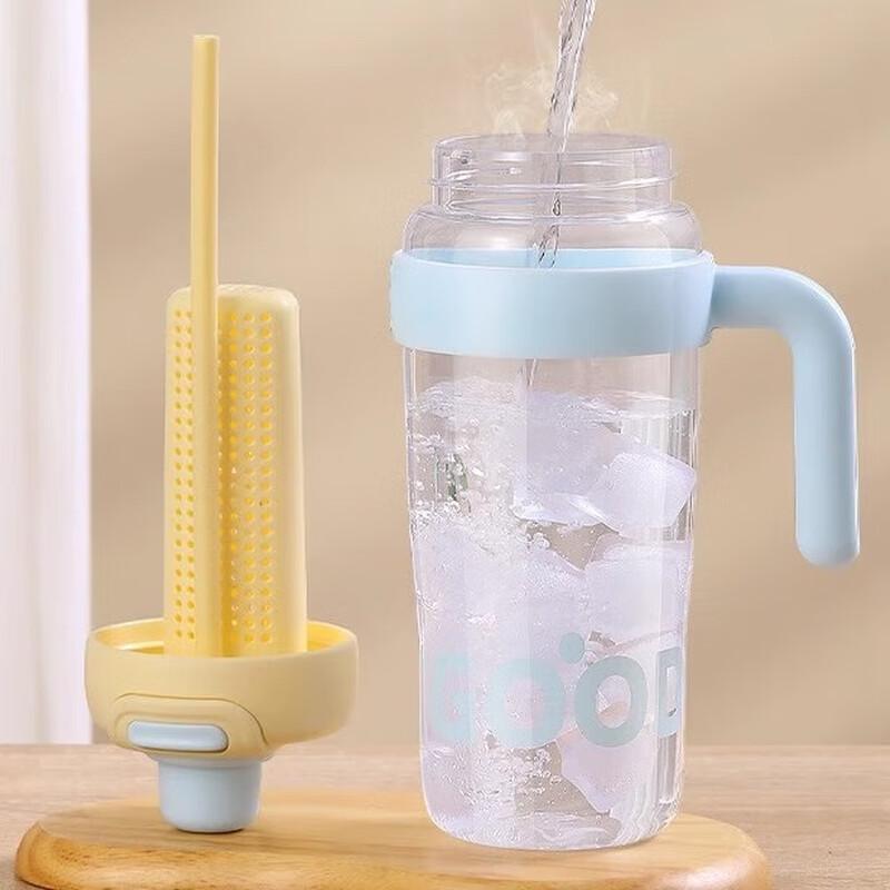 Nu Feng Large Capacity Straw Cup with Tea Compartment