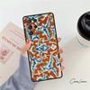 Ancient Floral Tiles phone case For Samsung Galaxy S24 S25 S23 S22 Ultra Note 10 20 Plus S20 S21 FE Cover