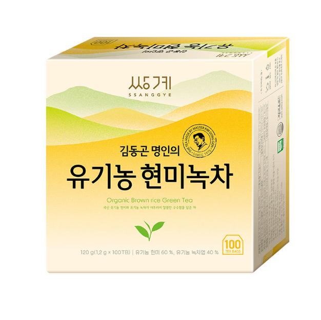 Ssanggye Organic Brown Rice Green Tea – 50 Tea Bags / 100 Tea Bags 50 Tea Bags