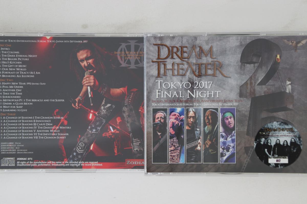 

CD DREAM THEATER - Tokyo 2017 Final Night ZODIAC271 ZODIAC 2017 Japan Metal Used
