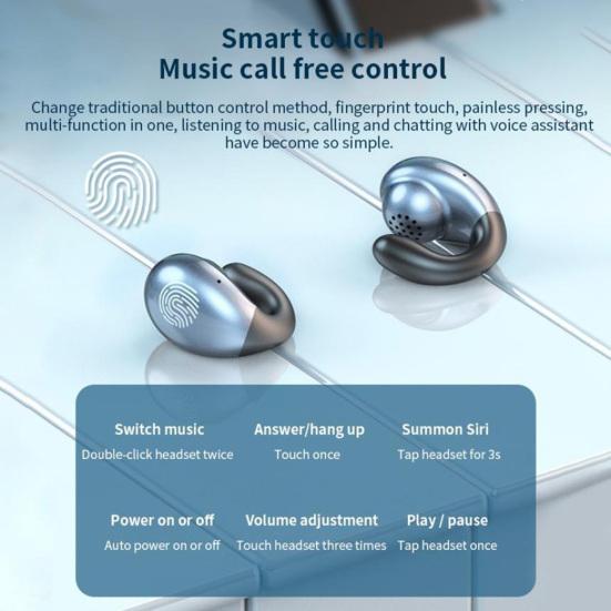 S19 Wireless Earbud Intelligent Noise Reduction HiFi CVC8.0 Bluetooth-compatible5.0 Not In-ear Mini Business