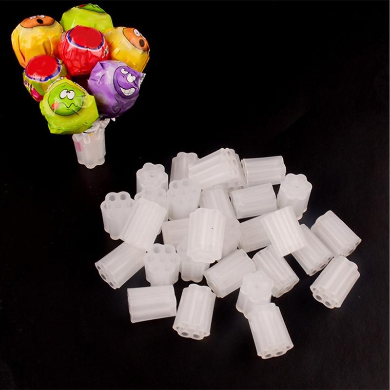 25 Stück Kunststoff-Lollipop-Bouquet-Basis, Lollipop-Halter für DIY-Blumensträuße, Blumenarrangement-Werkzeug, Süßigkeiten-Blumenherstellungswerkzeug