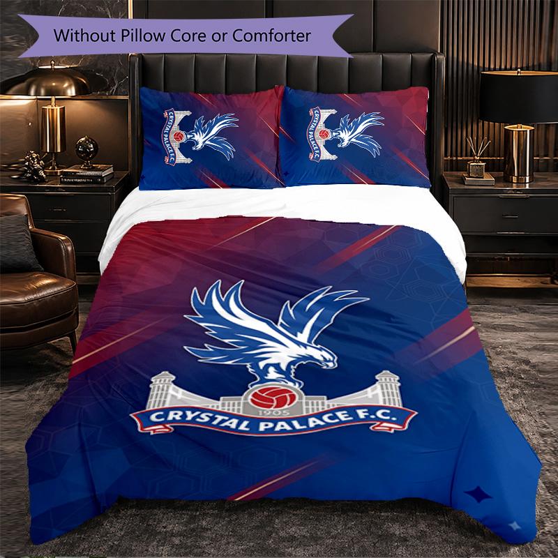 Crystal Palace Themed Bedding 3Pcs Duvet Cover Set Decorative Bed Linen For Teen Room Home Decoration