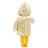 Down Jacket For 18 Inches American Doll Cute Fur Collar Hoodie Doll Clothes Suit Fit 43cm New Baby OG Girl Dolls Best Gift Shoes
