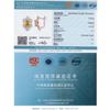 Rose Gold Color Inlaid Pale Robin Egg Blue Color Artificial Zircon Women's Earrings
