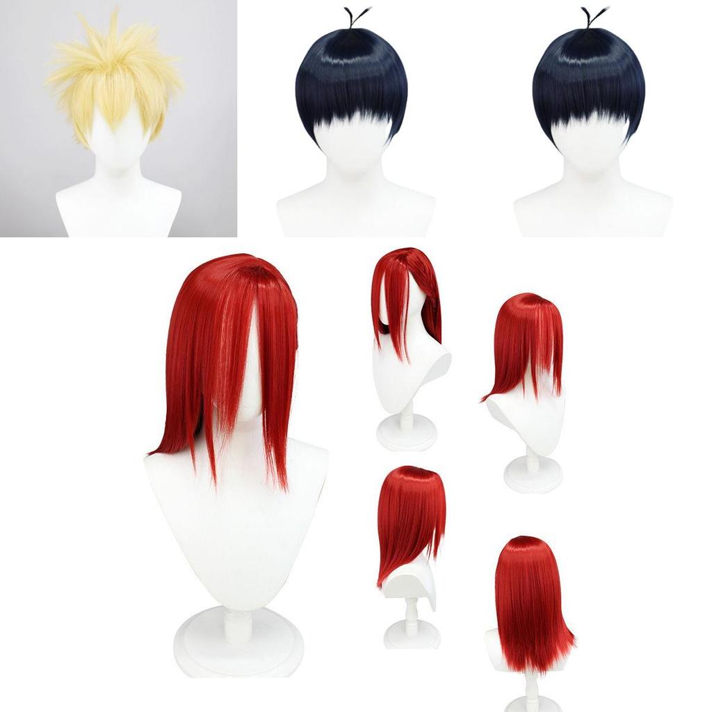 Blue Lock Cosplay Wig Heat Resistant Anime Football Character Hairpiece