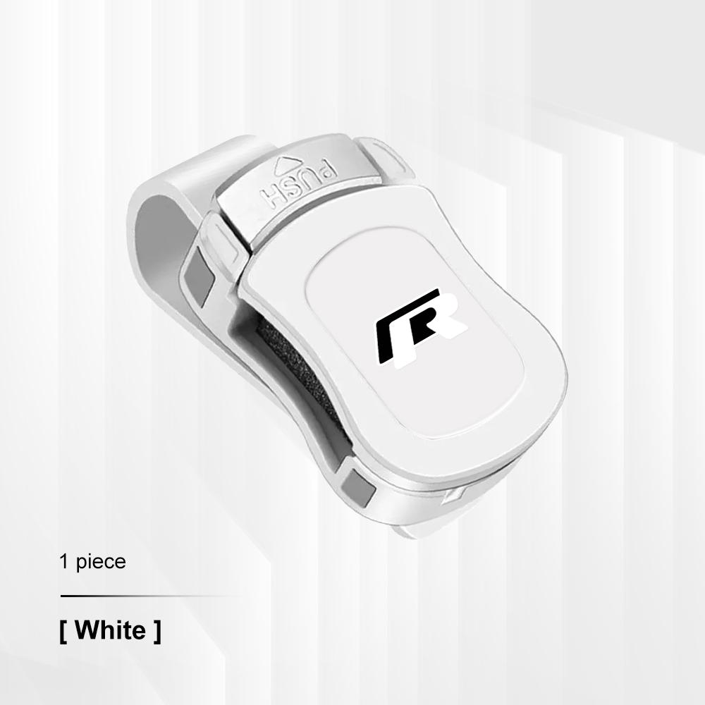 Car Visor Glasses Clip Sunglasses Hanger for VW Volkswagen GTI R Golf 3 4 5 6 7 8 MK8 ID.3 ID4 Polo Tiguan Passat B5 B7 Touareg