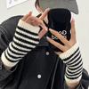 Knitted Knitted Mittens Fingerless Wrist Warmers New Wrist Gloves  Fall Winter Wear