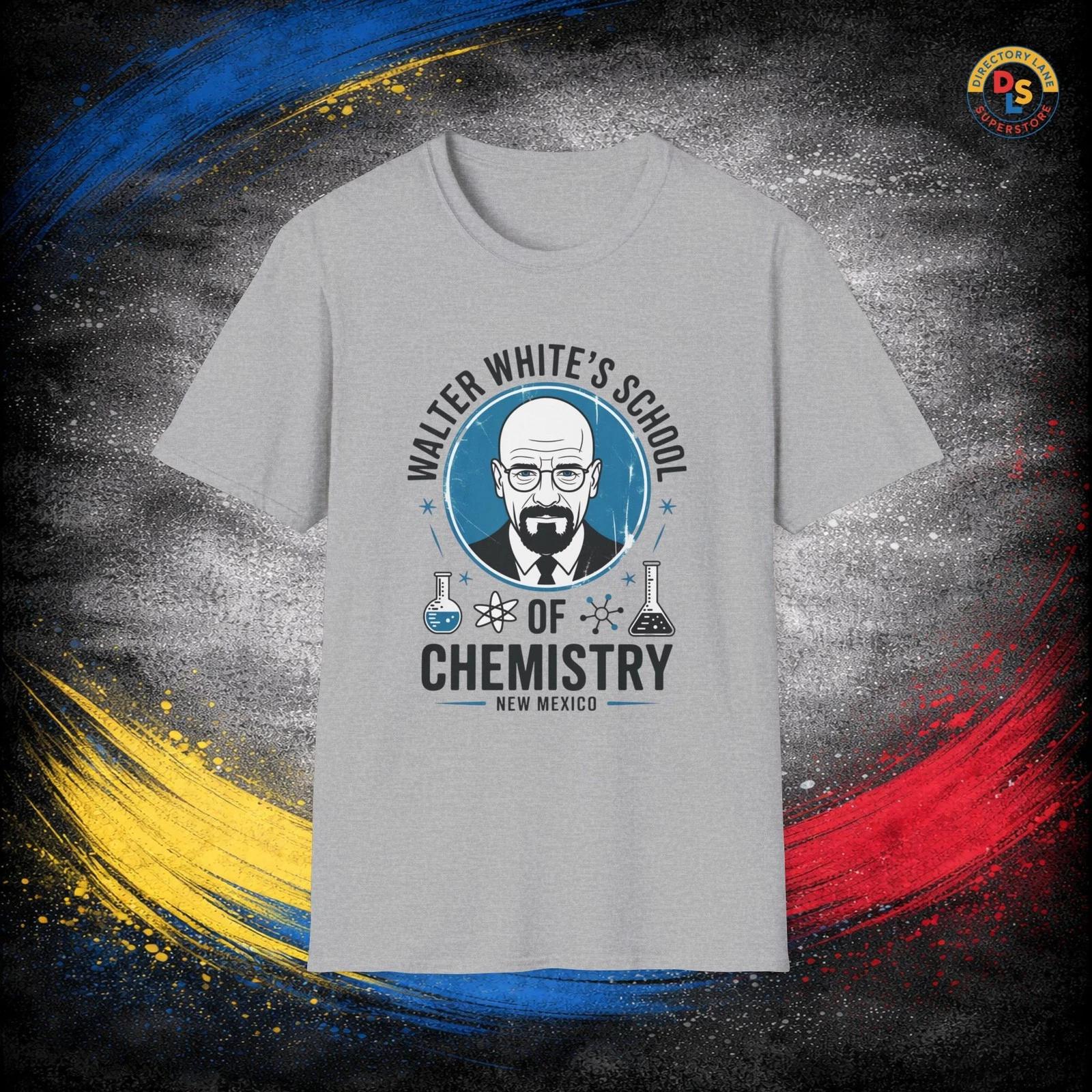 Walter White School of Chemistry T-Shirt Breaking Bad TV Unisex Softstyle Tee S