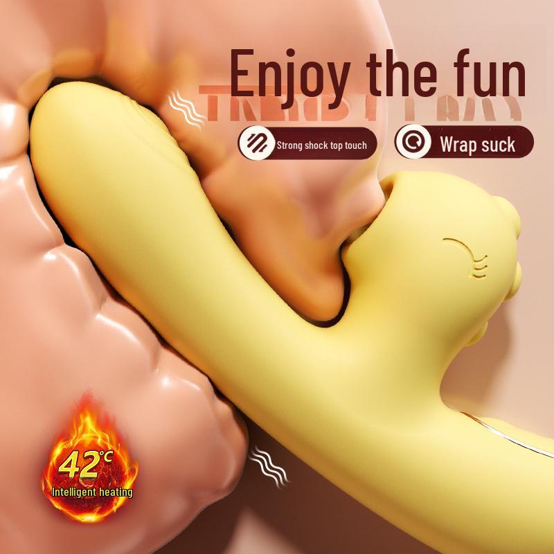 Vibrátor a sací zařízení Miji Doudoulong pro ženy - hračka pro dospělé