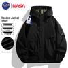 NASA GISS Men's Loose Fit Windproof Hooded Jacket