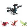 Pvc Dragon Figurine Western Mythology Models Ice Dragon Steel Dragon Desktop Decor