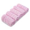 5/6 Pack Baby Muslin Washcloths 6-Layer Thick Cotton Gauze Soft Absorbent Newborn Face Towel for Bathing Feeding Sensitive Skin Reusable Wipes