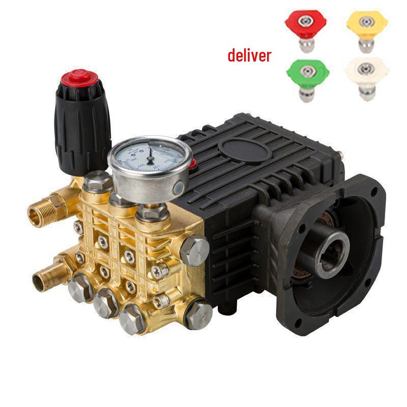 

Универсальная головка насоса высокого давления Black Cat 220В/380В 1408 single pump head assembly with shutdown