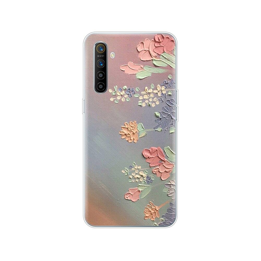 

Для чохла Realme XT RMX1921 М яка TPU Задня кришка телефону Для OPPO RealmeXT Силіконовий бампер Сумка Coque 6,4 дюйма повний 360 Захисний Realme XT