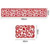 Romantic Red Heart Valentines Day Decorations Lace Insulation Table Runner Placemats Tablecloth Valentine's Day