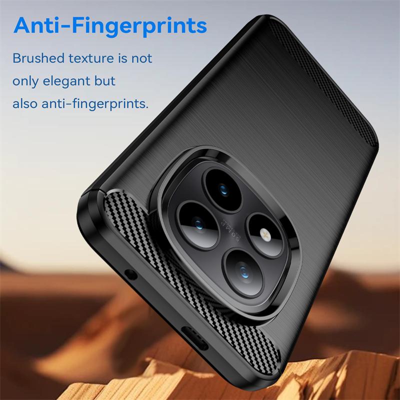 For Cover Redmi Note 15 Pro Plus Case For Redmi Note 15 Pro Plus Silicone Carbon Fiber Back Case For Redmi Note 15 Pro Plus Case