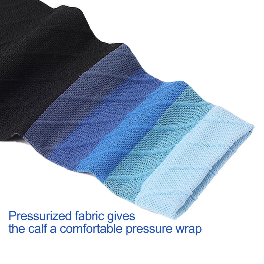 1Pair Sport Compression Calf Sleeves–Calf Cramp and Shin Splint Sleeves–Leg Compression Socks 20-30 MmHg for Pain Relief Running