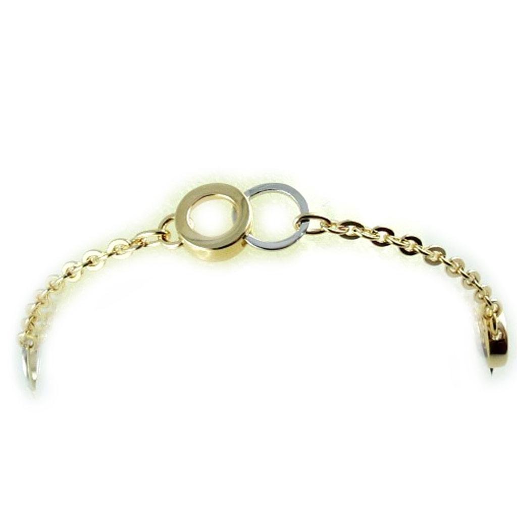 Altesse [L1736] - 2-tone 'Choreography' Gold-plated Bracelet