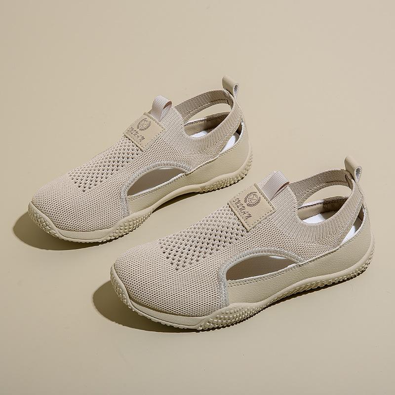 Little white shoes children's summer new female student casual hollow versatile flying woven women's shoes