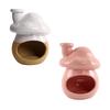 Ceramic Incense Burner Sage Bundle Burner Ornament Decorative Censer Aroma Ornament for Meditation Bedroom Living Room