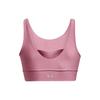 Under Armour Infinity Solid Medium Intensity Sports Bra Women Underwear Pink 1376883-697