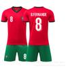 2024 Euro Cup Portugal Home Football Kit No.7 Ronaldo No.8 Bruno Fernandes No.11 Felix