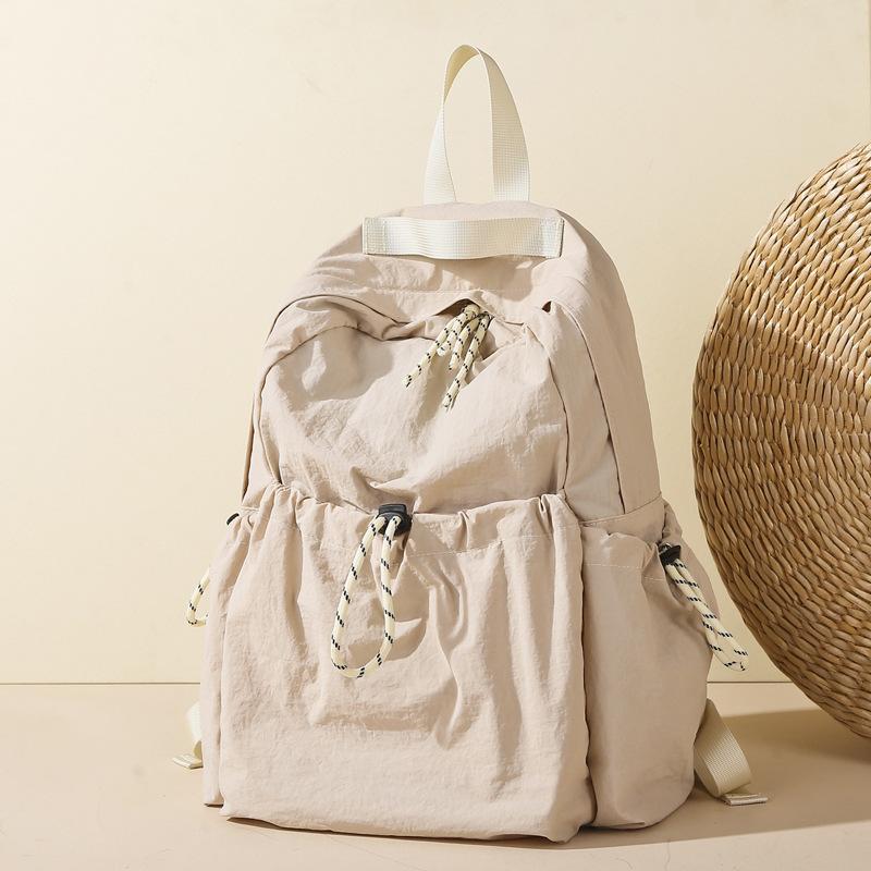Schoolbag Summer Lightweight Oxford Cloth Waterproof Large Capacity Backpack Female 1011 New Student Class Travel Backpack Wholesale