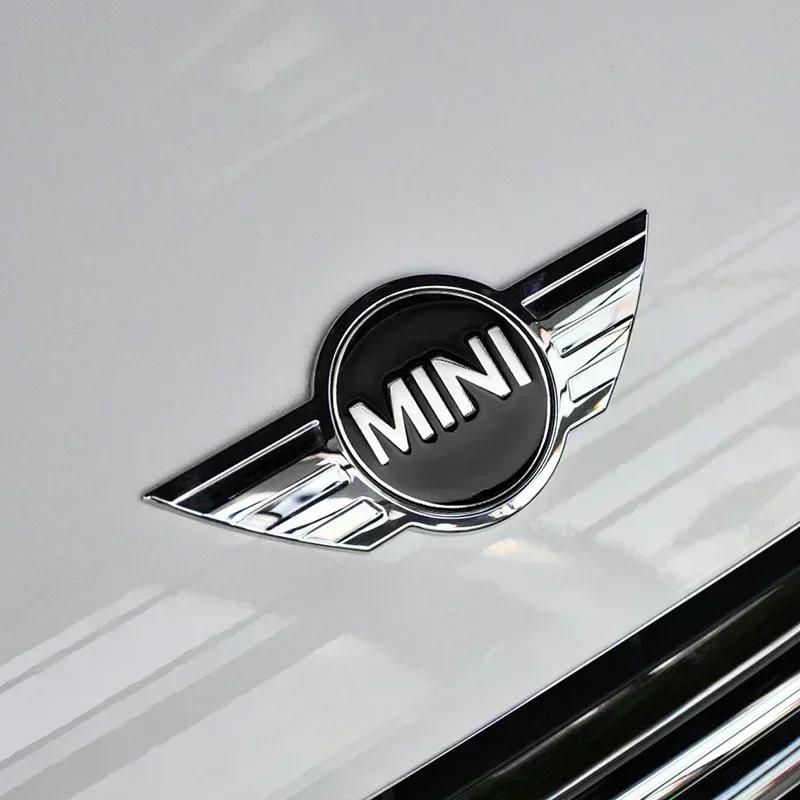 Metal Car Front Hood Rear Trunk Emblem Badge Sticker for BMW Mini Cooper S F56 F57 R55 R56 R60 Replacement Logo Accessories Ycahd11