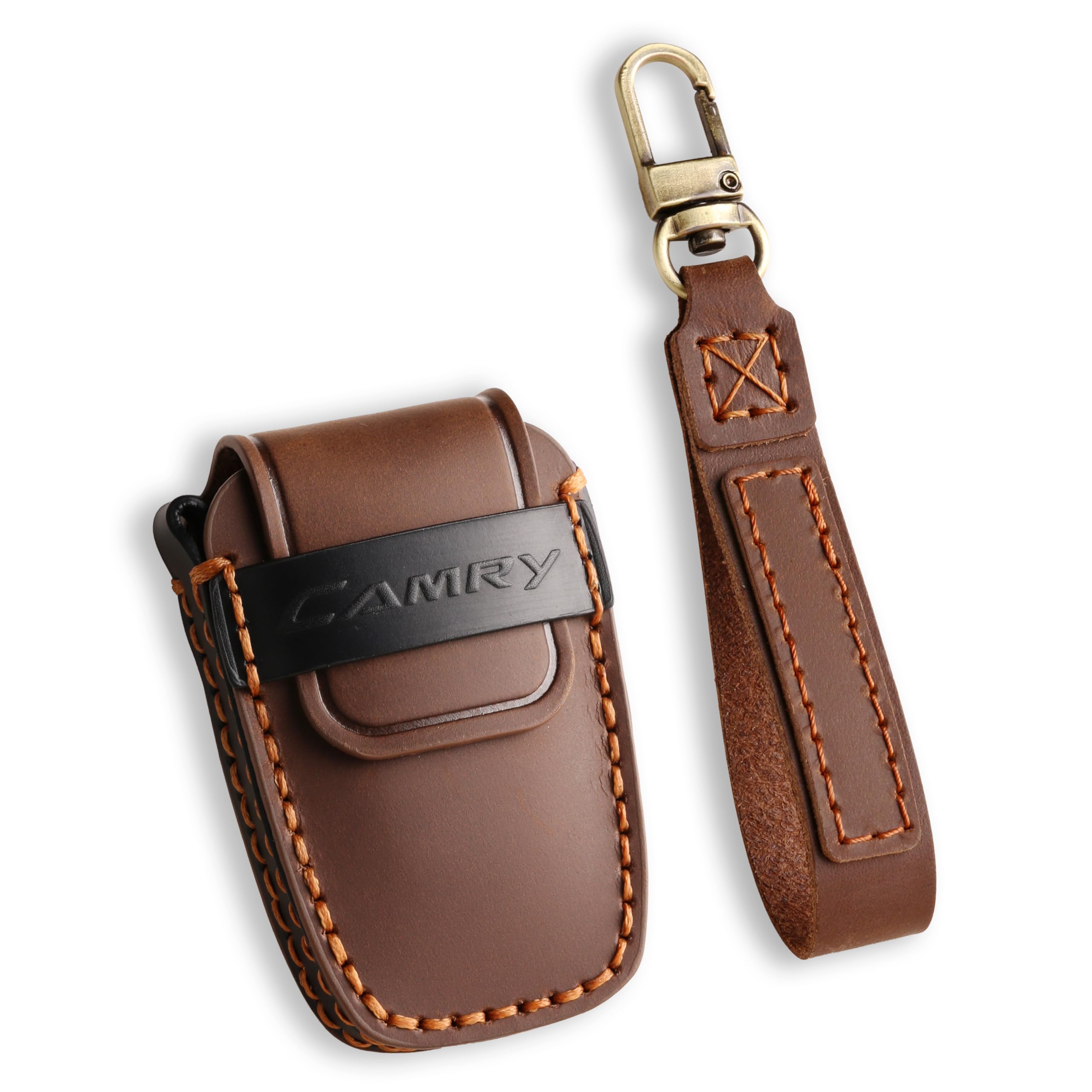 Introducing the new LEXLEY key This custom leather key featuring a smart key holder and CMARY is compatible with the Toyota Camry AX70 series case!