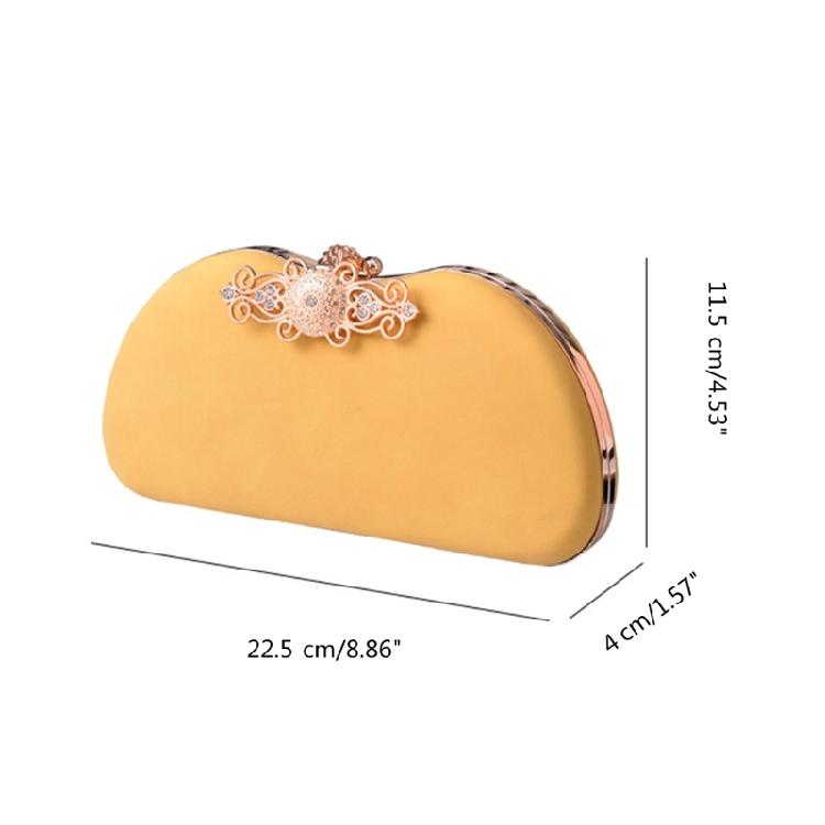Women Girl Formal Evening Bag with Chain Banquet Purse Female Cocktail Handbag