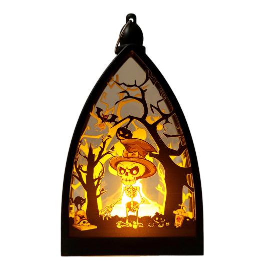 LED Night Lamp Bedside Light Battery Powered Electronic Candle Light Halloween Party Decoration Photography Prop