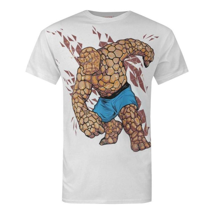 Camiseta masculina do Quarteto Fantástico The Thing By Shogun S branco