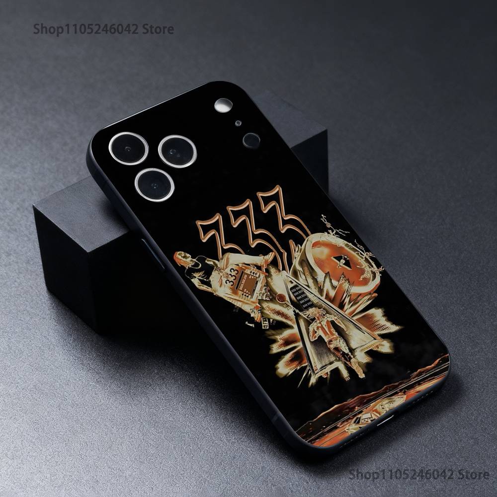 Singer M-Matue 333 Album For iPhone 17,16,15,14,13,12,11,Pro,Max,Plus Black Soft Cover Phone Case