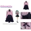 Hatsune Miku Vampira Cosplay Fantasia Vestido Uniforme Roupa Festa a Fantasia de Halloween