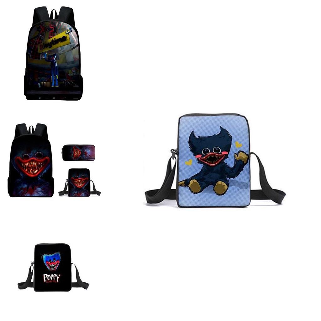 Poppy Playtime Huggy Wuggy Kissy Missy Backpack For Kids Stylish And Functional!