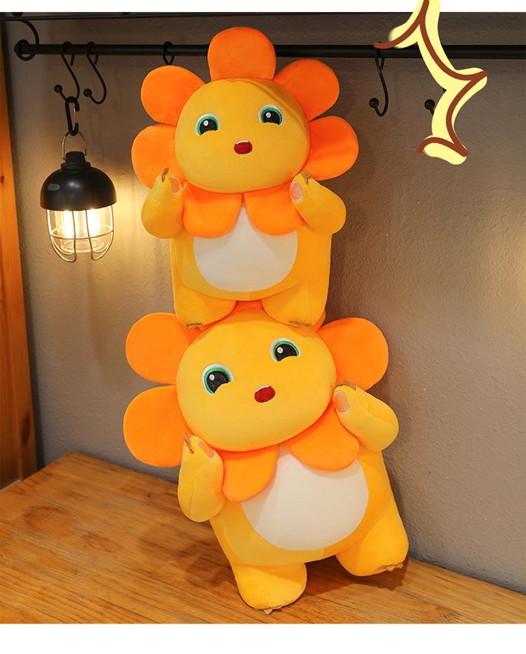Sunflower Little Milk Dragon Plush Toy - Festival & Birthday Gift Doll Cushion