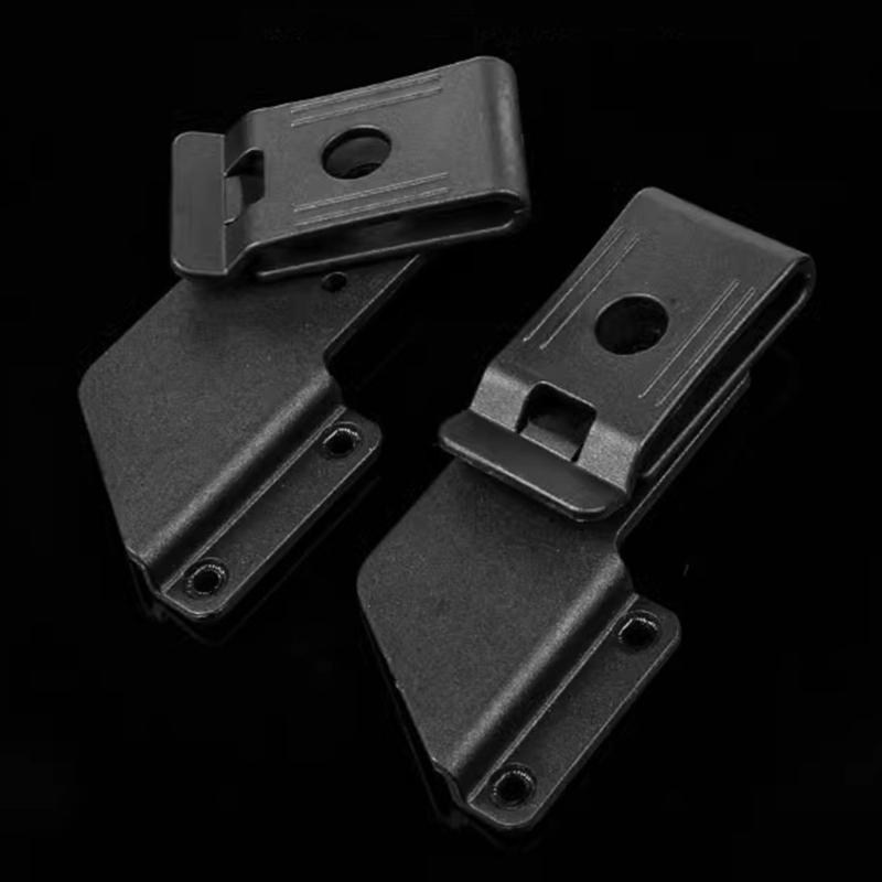 Gürtelclip für Kydex-Scheidenholster K Sheath Hüftclip 360 Grad drehbarer Rückenclip Gürtelclip mit Schrauben