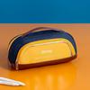 Contrasting Color Minimalist Pen Bag Large Capacity Pencil Case Pencil Pouch  School Supplies