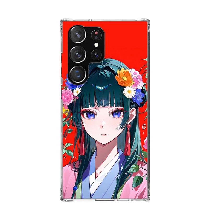 A-Apothecary D-Diaries Maomao Phone Case For Samsung Galaxy S26 S25 Edge S24 S23 FE S22 Ultra S21 Plus S20 + Fundas Cover Coque