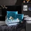 Chinese Style Pillow Quilt Dual-use Car Office Blanket High Quality Cotton Portable Foldable Quilt