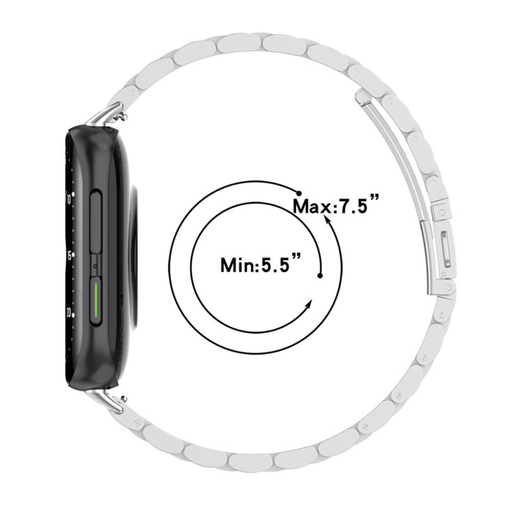 Watch Band for Oppo Watch 2 42mm Titanium Alloy 3-Bead Wrist Strap