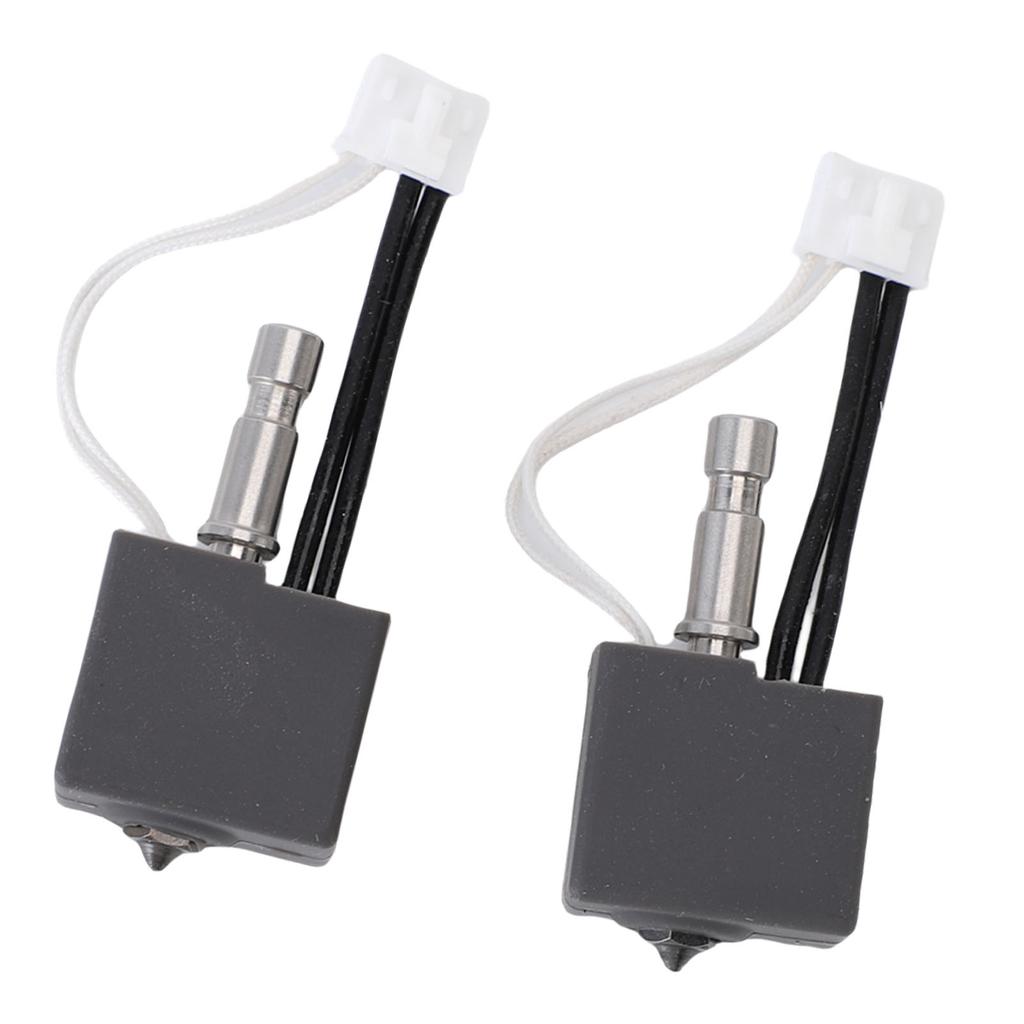 2Pcs 3D Printer Hotend Kit Replacement for Anycubic Kobra S1 Combo 0.4mm Hardened Steel Nozzle 200K Thermistor 600 Mm S